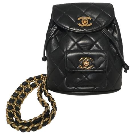 chanel mini backpack vintage|More.